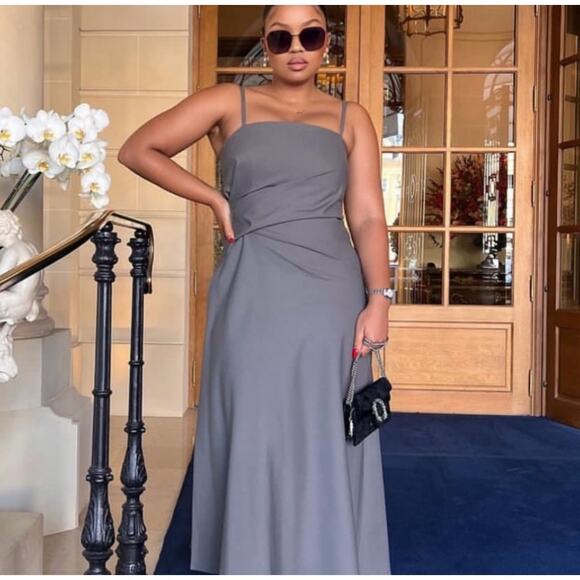 ZARA ZW COLLECTION RUCHED DRESS - Picture 1 of 11